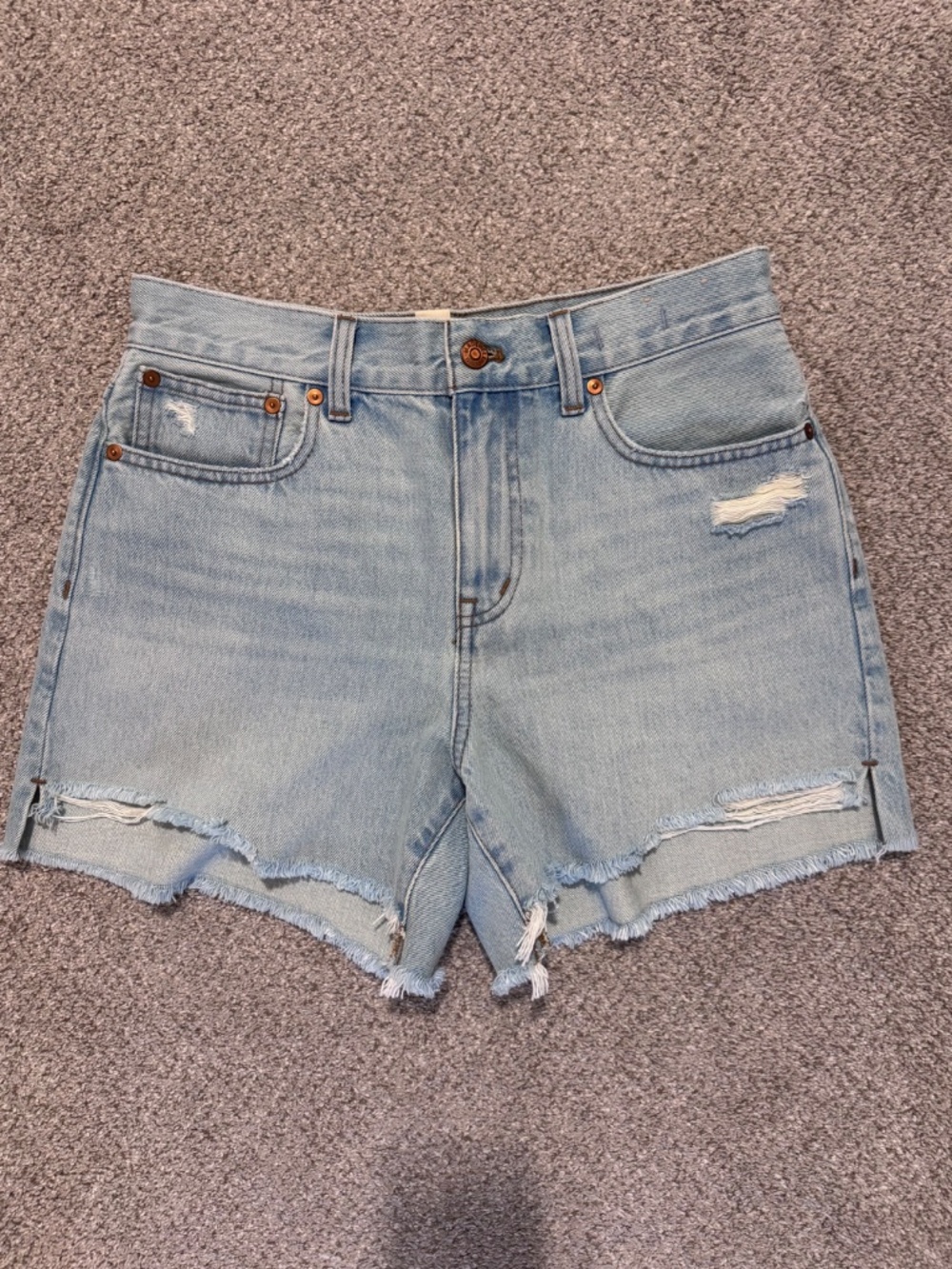 Madewell Relaxed Mid-Length Jean Shorts